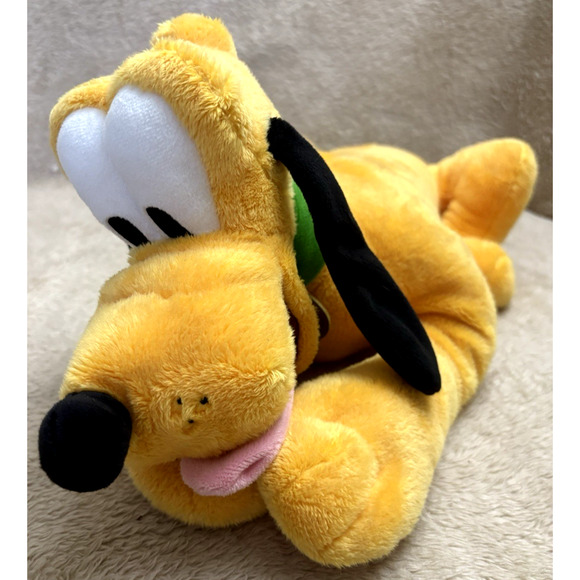 Disney Store Genuine Original Authentic Large Pluto Plush 16” Stuffed Animal - Picture 10 of 11